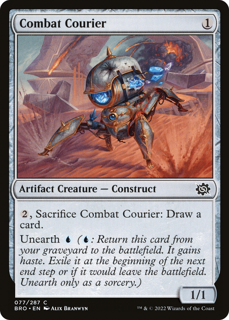 Combat Courier — The Brothers' War — Magic: The Gathering