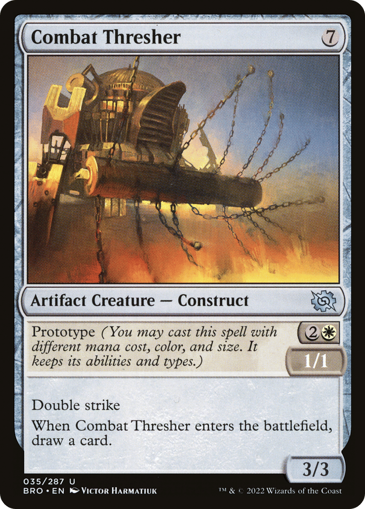 Combat Thresher — The Brothers' War — Magic: The Gathering