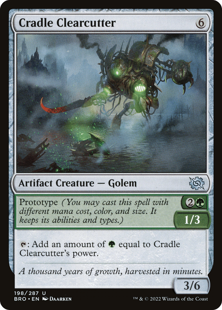 Cradle Clearcutter — The Brothers' War — Magic: The Gathering