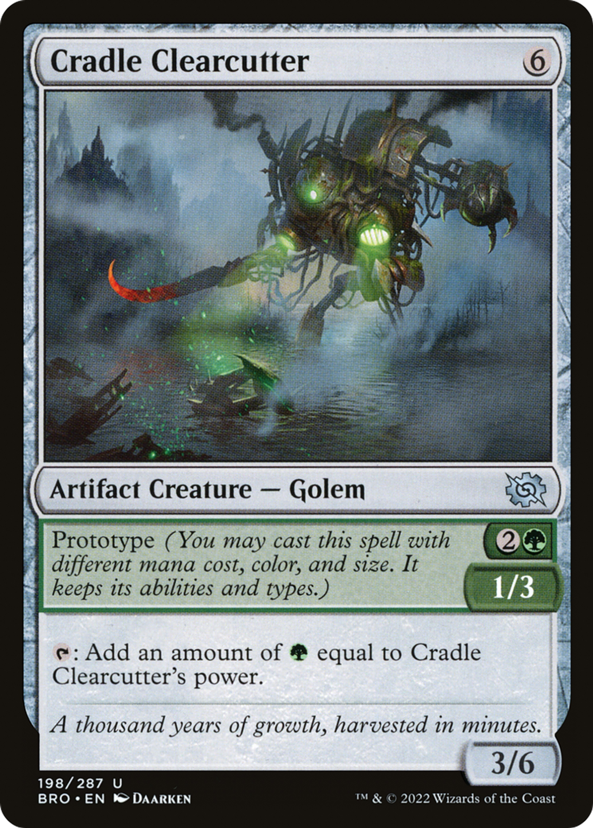 Cradle Clearcutter — The Brothers' War — Magic: The Gathering