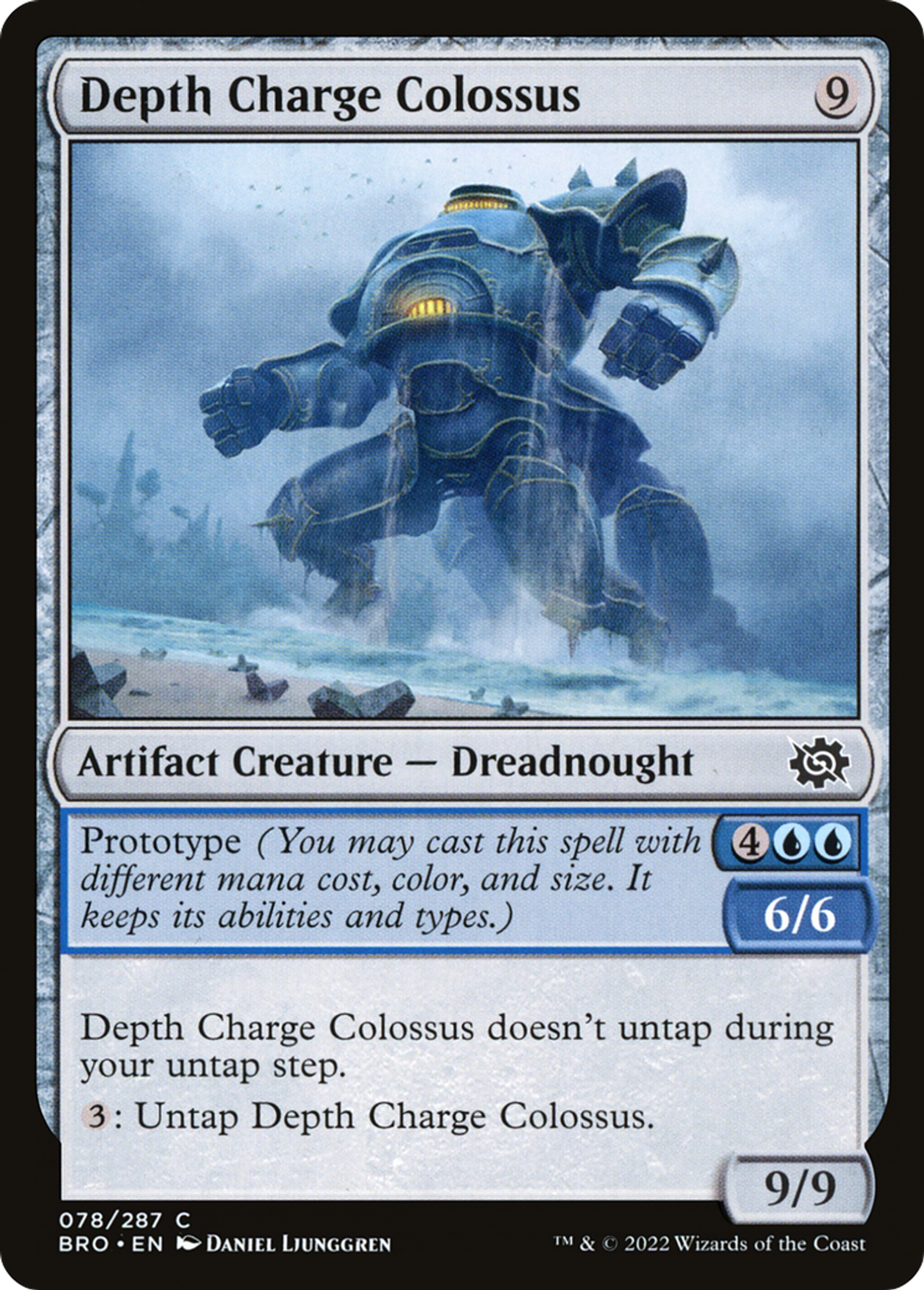 Colosse grenadier sous-marin — The Brothers' War — Magic: The Gathering