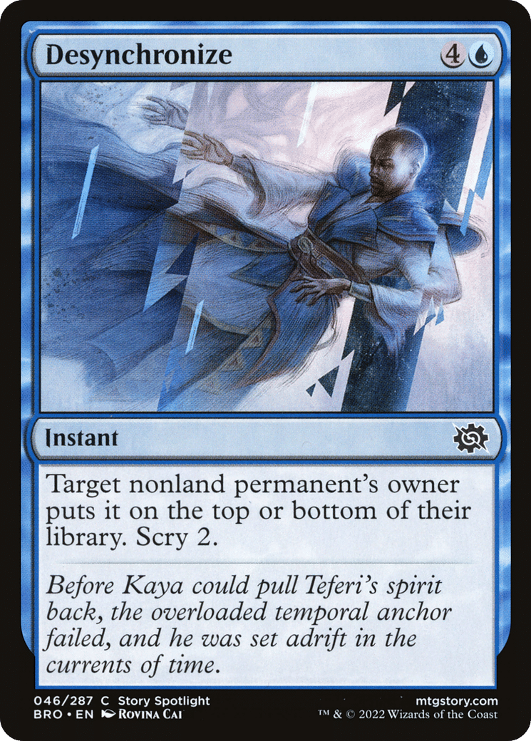 Desynchronize — The Brothers' War — Magic: The Gathering