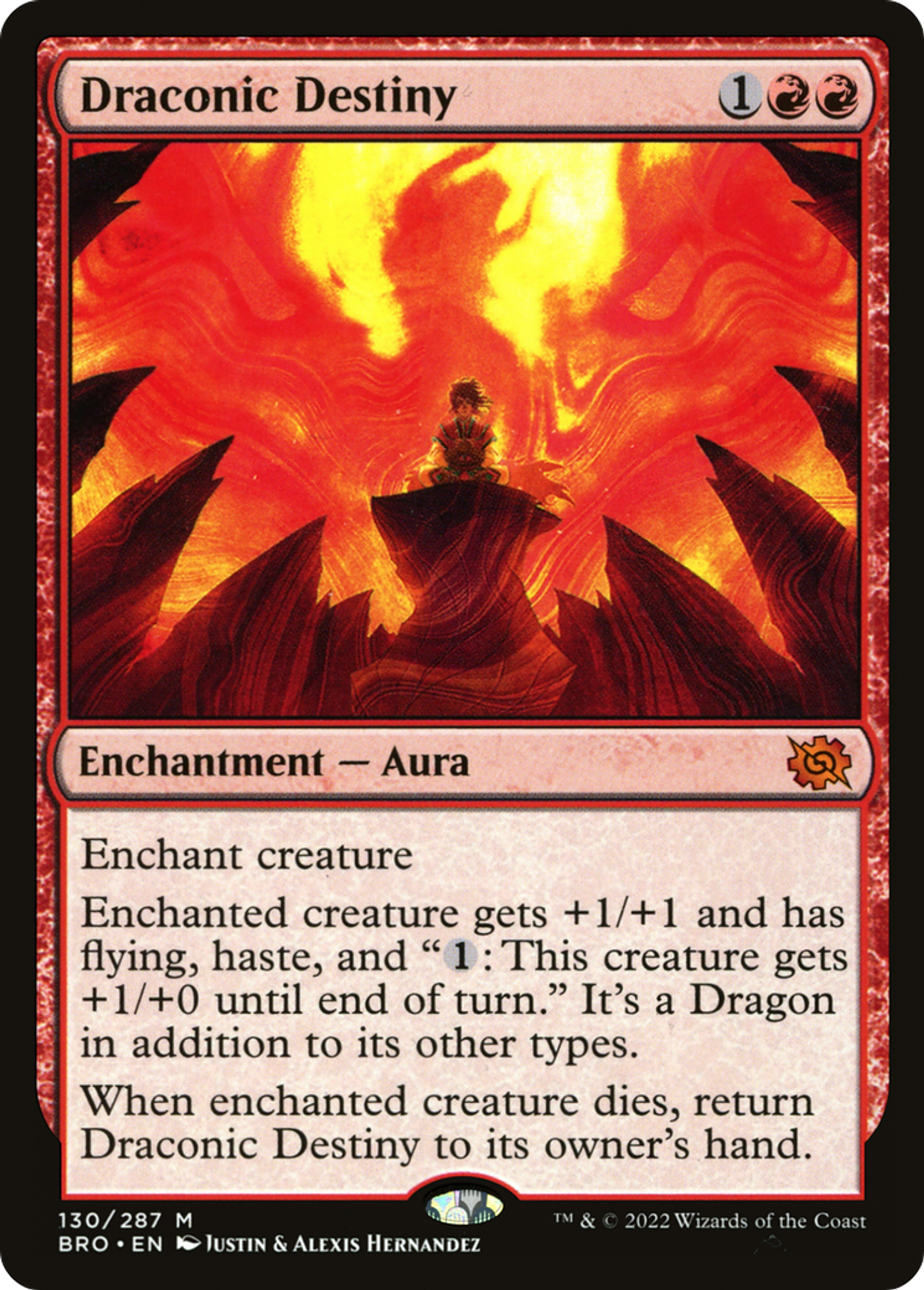 Draconic Destiny — The Brothers' War — Magic: The Gathering