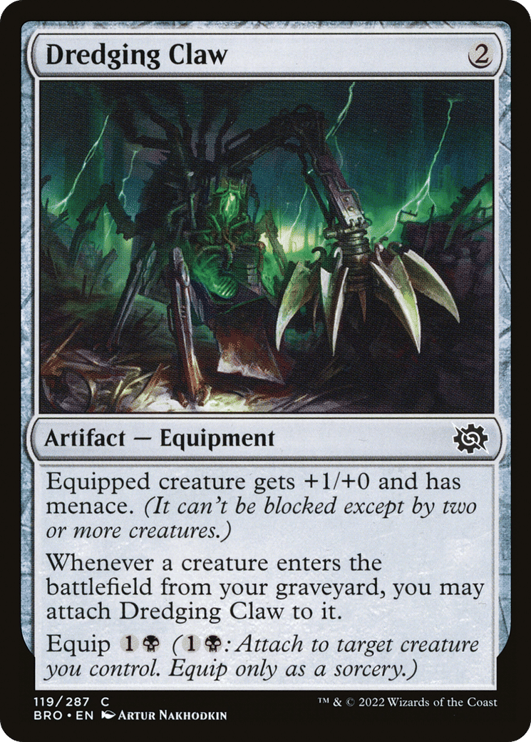 Dredging Claw — The Brothers' War — Magic: The Gathering
