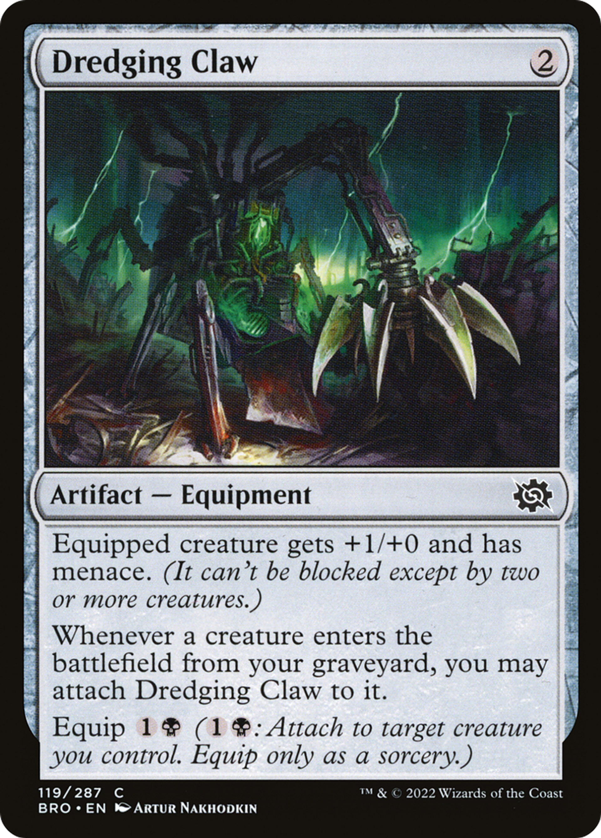 Dredging Claw — The Brothers' War — Magic: The Gathering