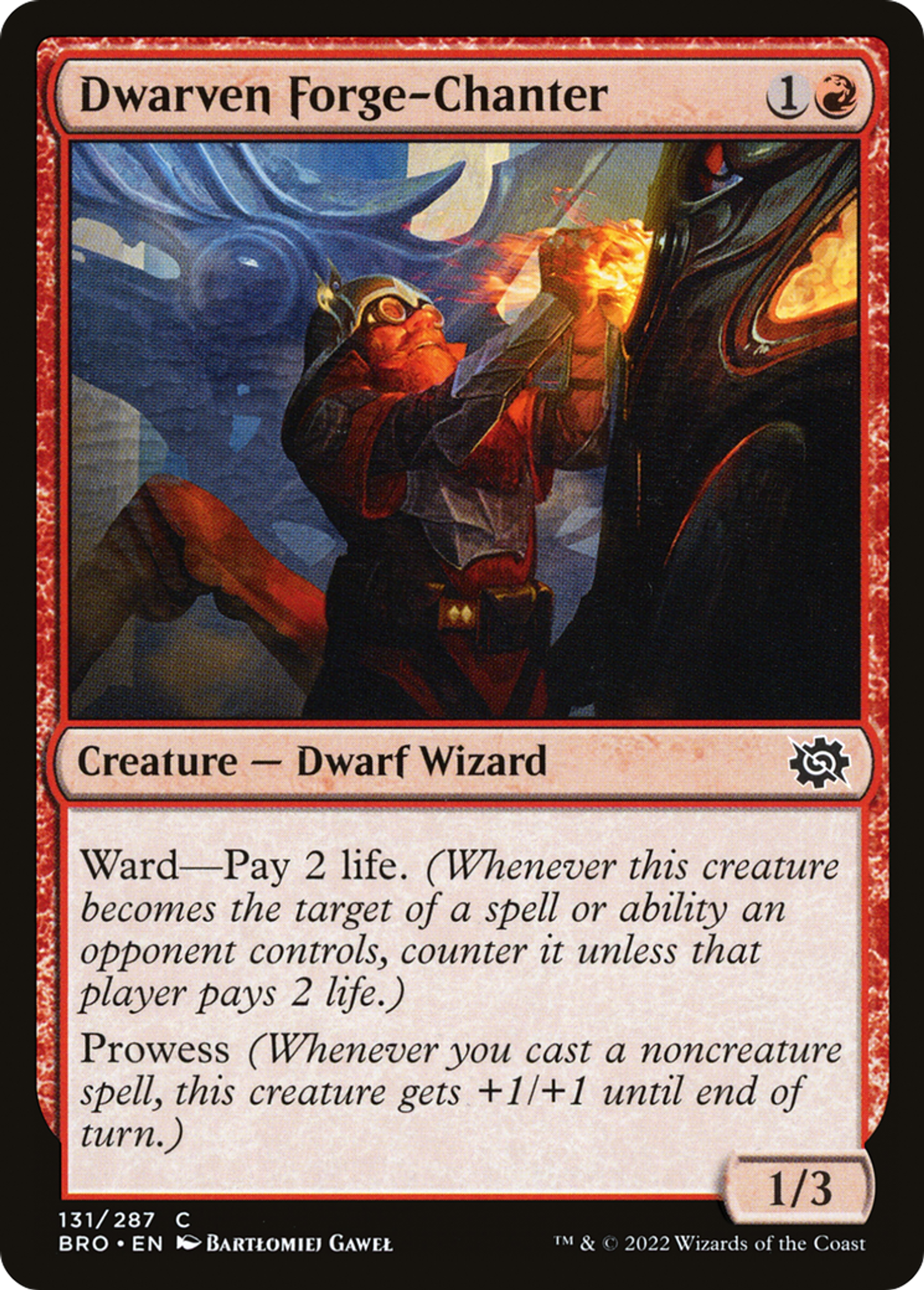 Dwarven Forge-Chanter — The Brothers' War — Magic: The Gathering