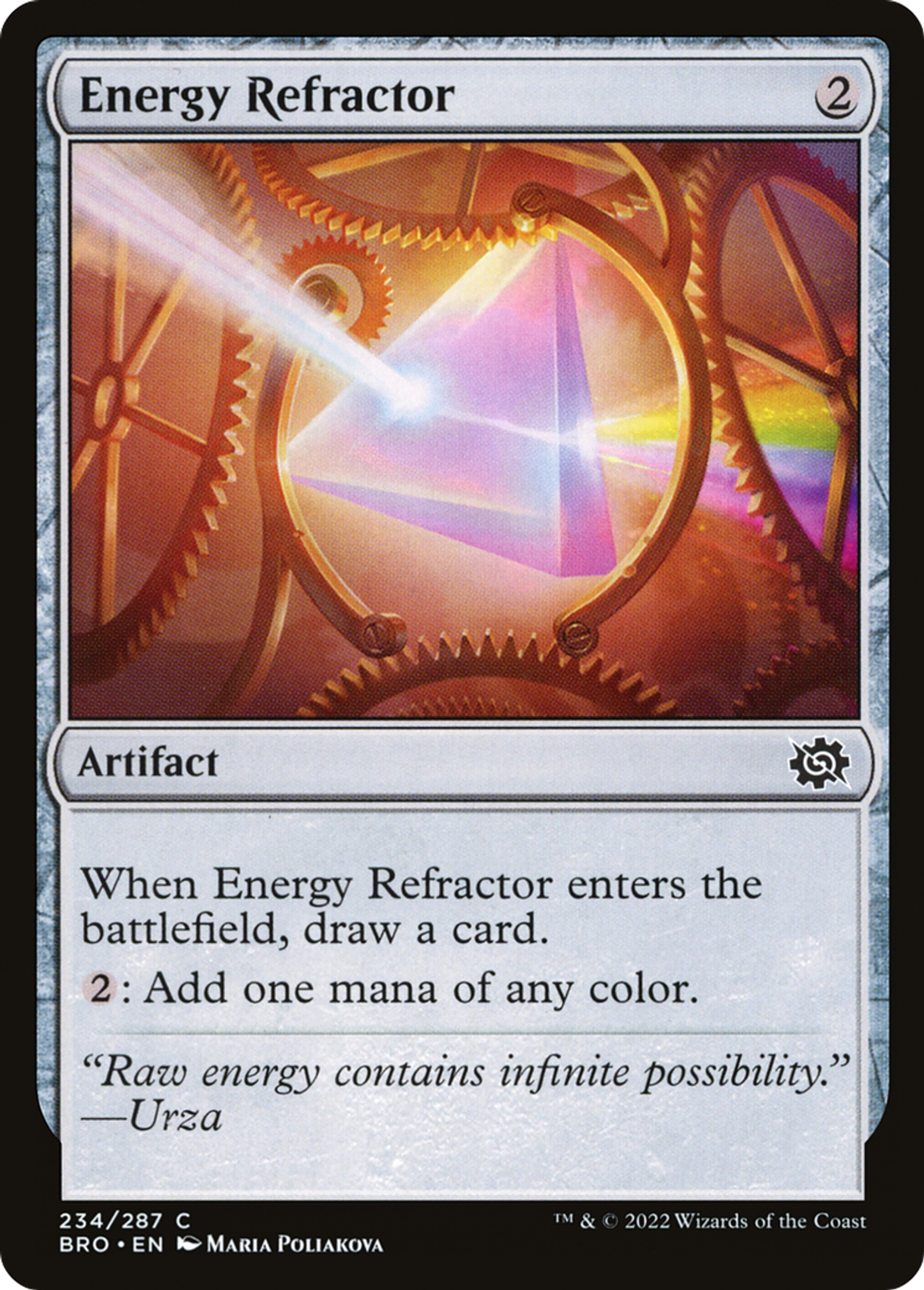 Energy Refractor — The Brothers' War — Magic: The Gathering