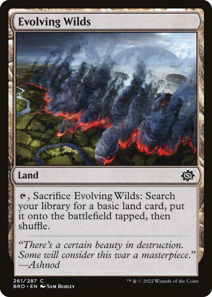 Evolving Wilds — The Brothers' War — Magic: The Gathering