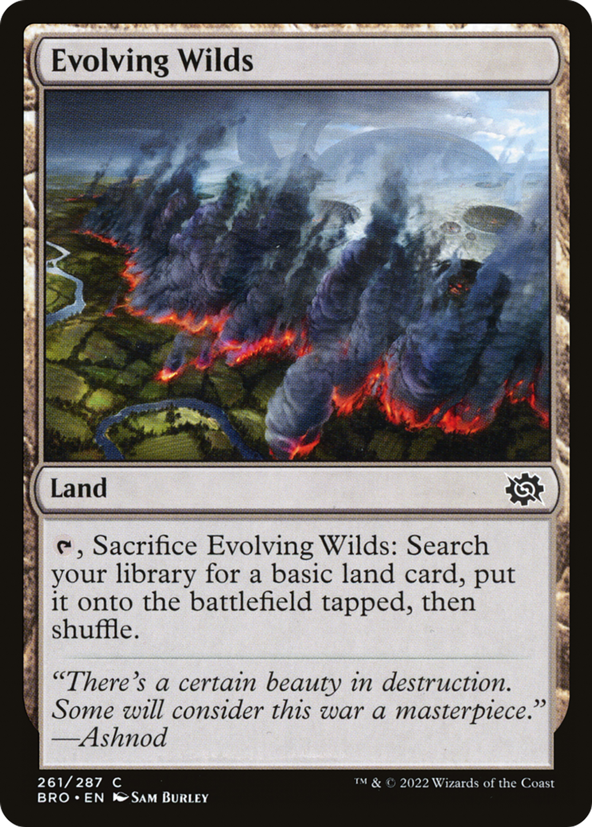 Étendues sauvages en évolution — The Brothers' War — Magic: The Gathering