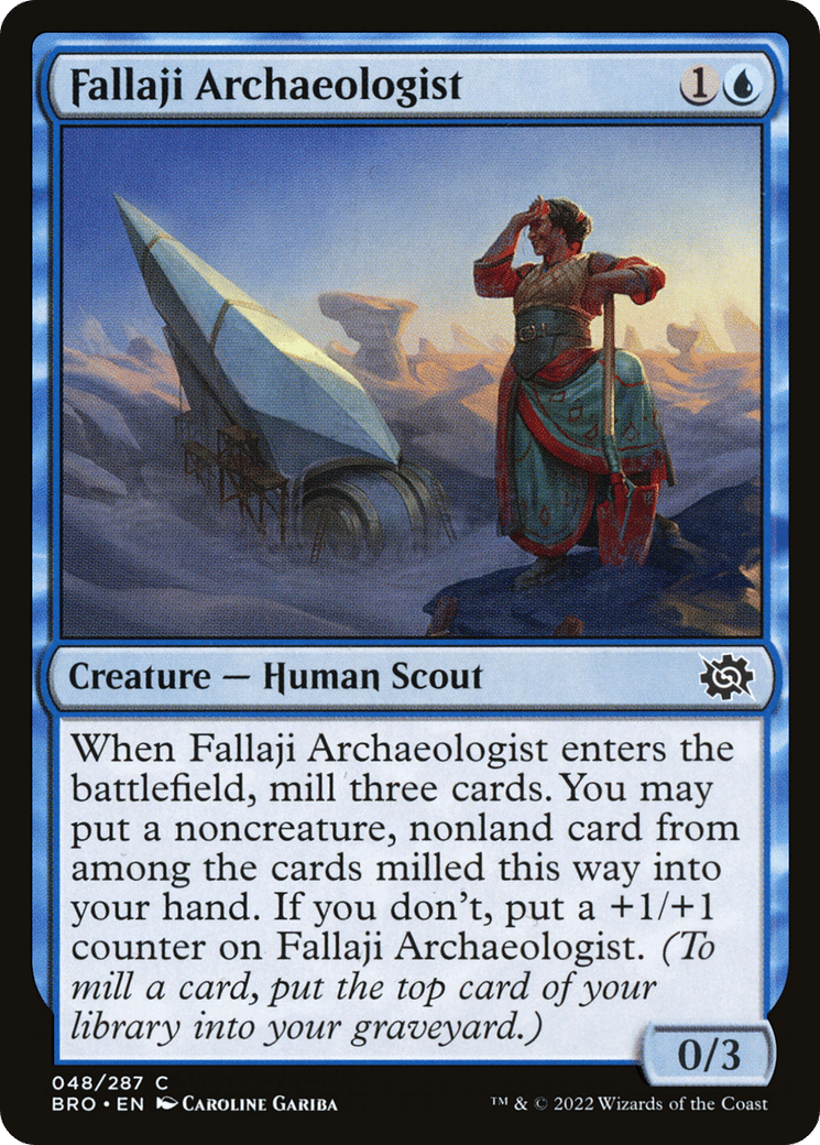Fallaji Archaeologist — The Brothers' War — Magic: The Gathering