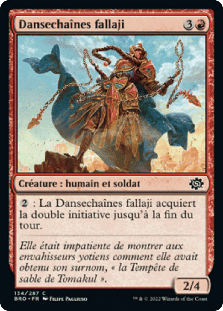 Dansechaînes fallaji — The Brothers' War — Magic: The Gathering