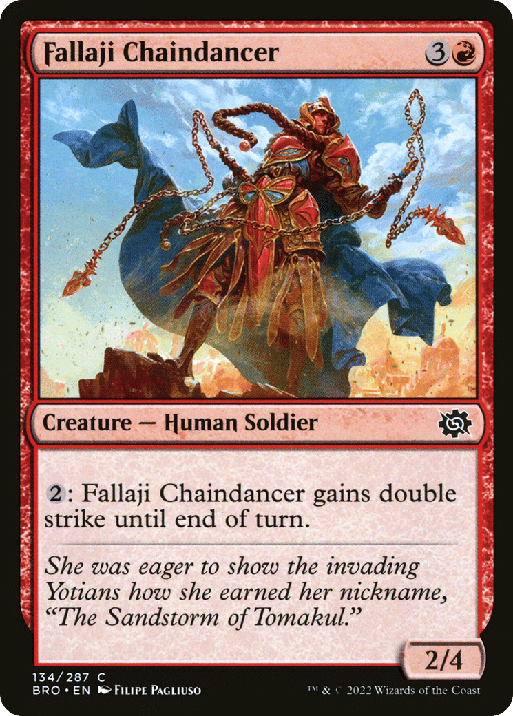 Fallaji Chaindancer — The Brothers' War — Magic: The Gathering