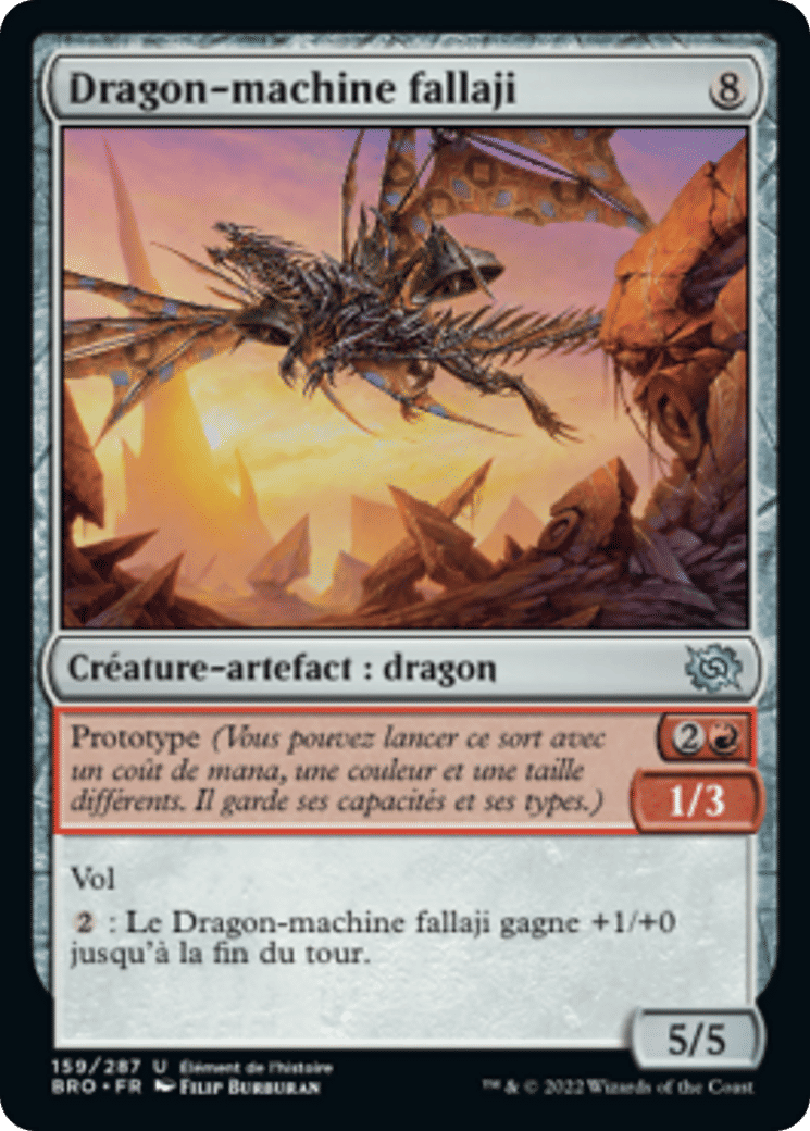 Dragon-machine fallaji — The Brothers' War — Magic: The Gathering