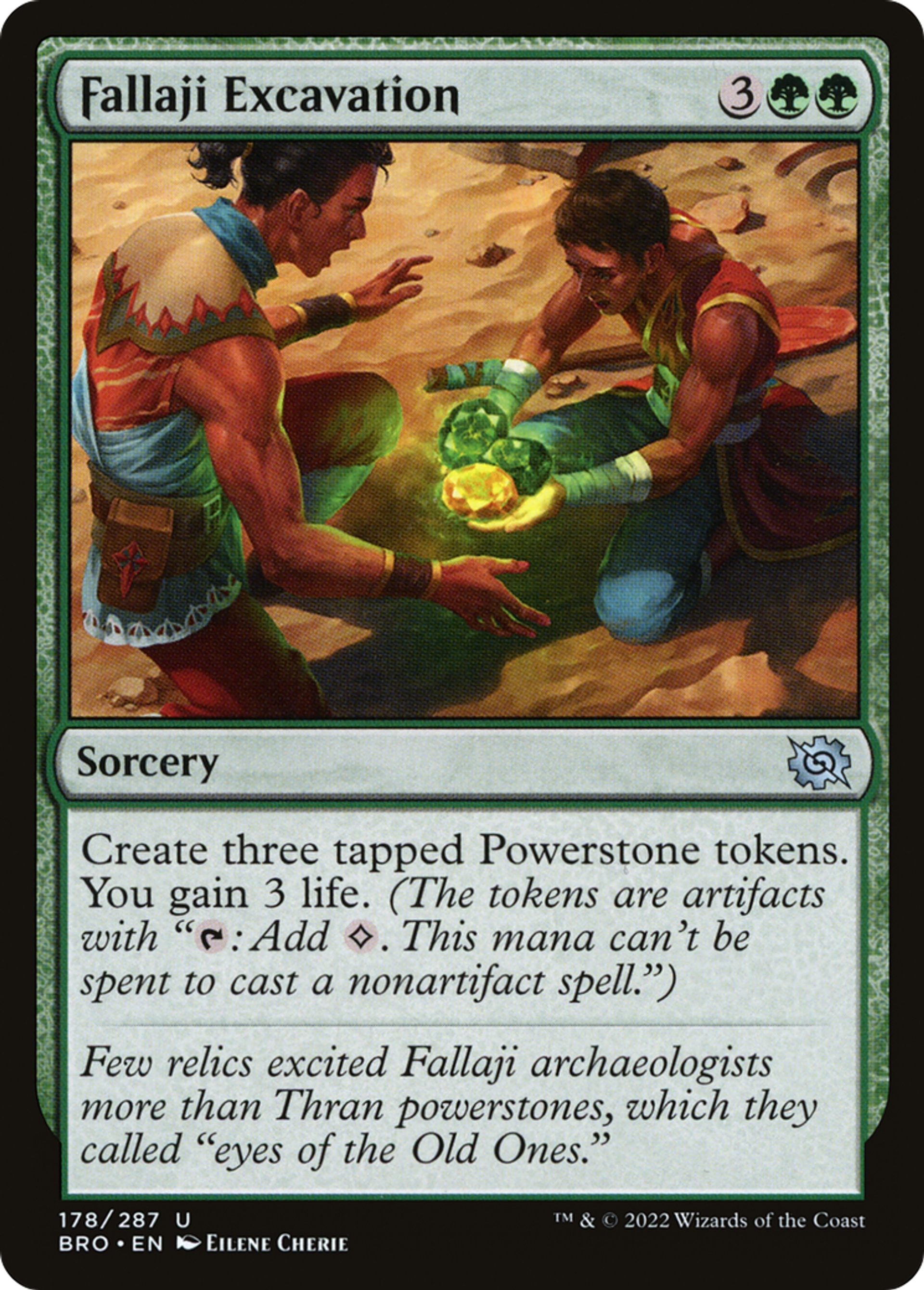 Fallaji Excavation — The Brothers' War — Magic: The Gathering