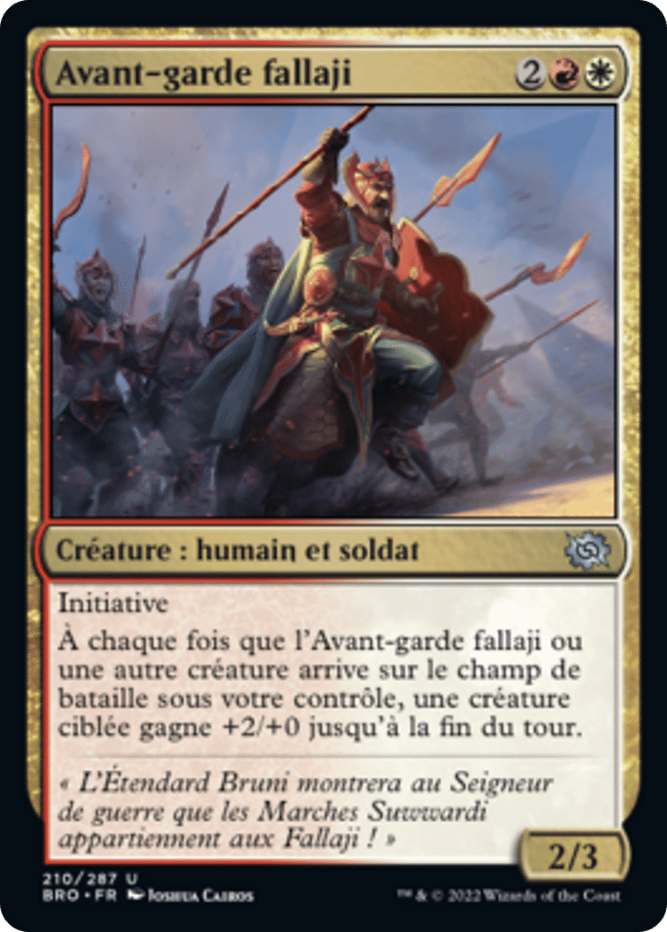 Avant-garde fallaji — The Brothers' War — Magic: The Gathering