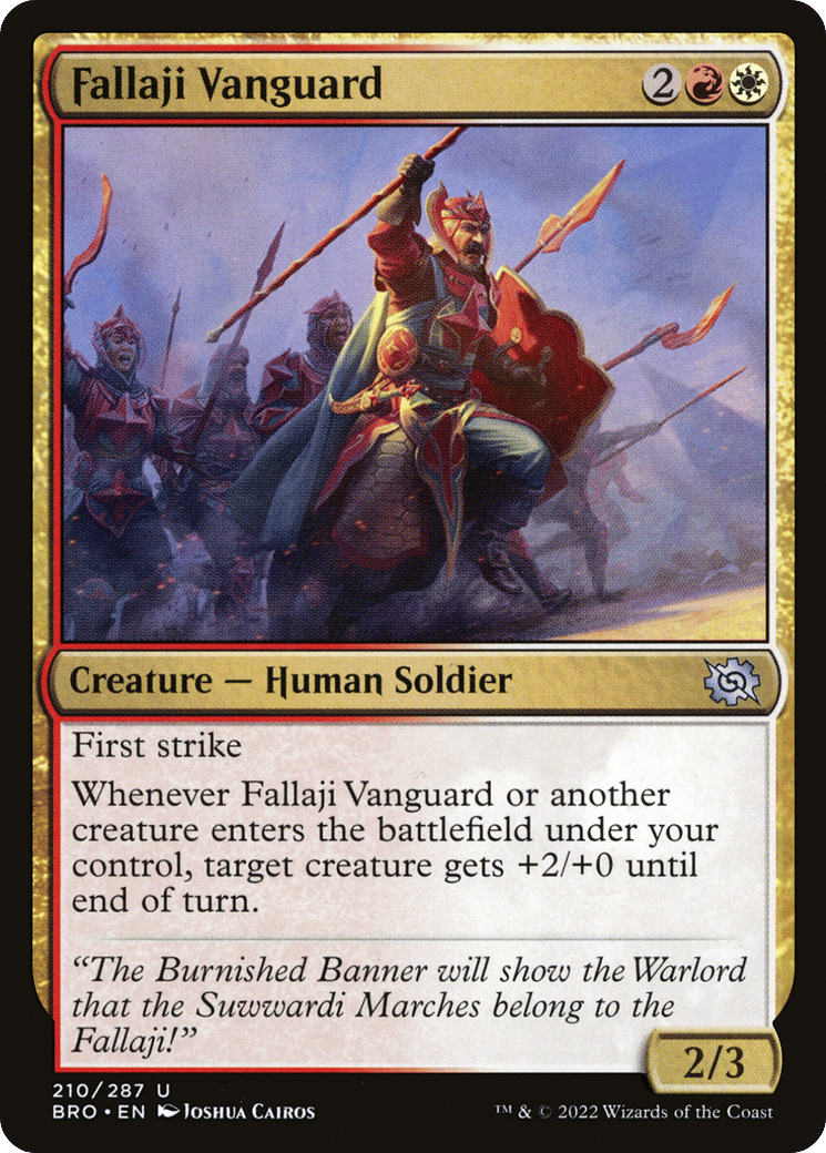 Fallaji Vanguard — The Brothers' War — Magic: The Gathering