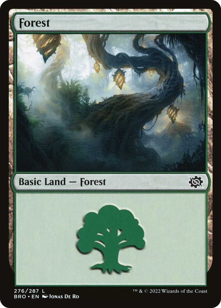 Forest — The Brothers' War — Magic: The Gathering