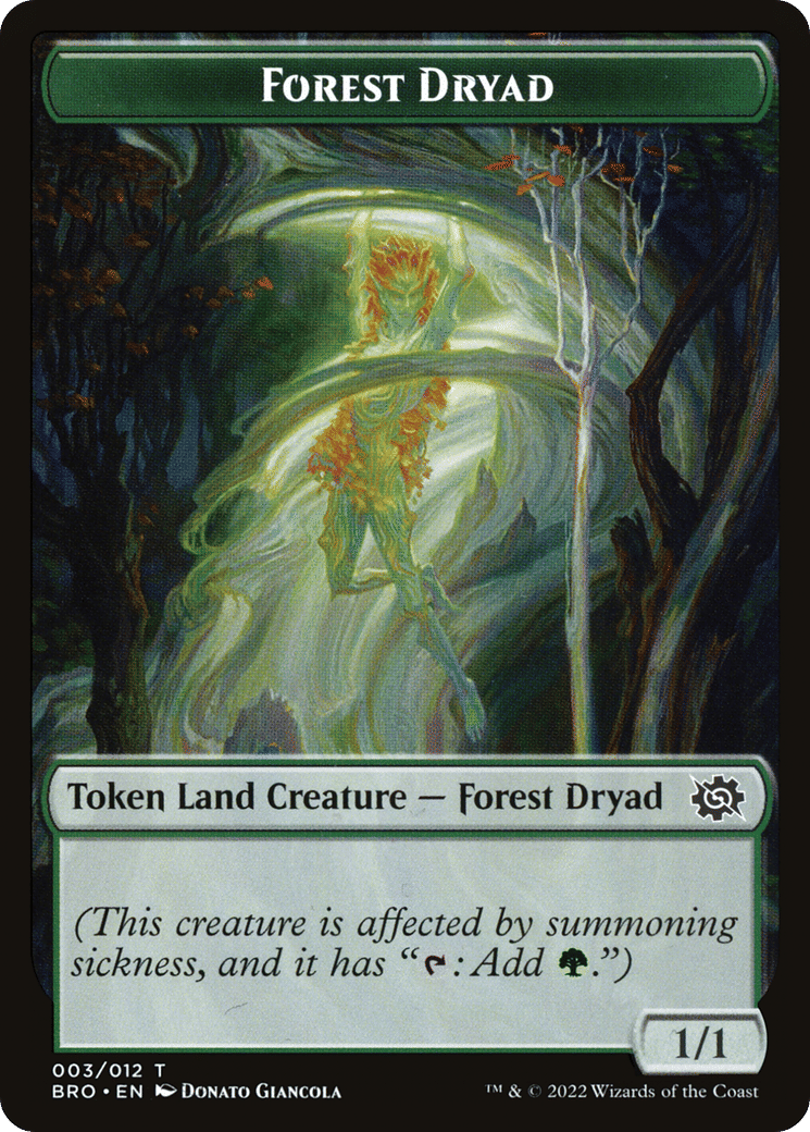 Forest Dryad — The Brothers' War — Magic: The Gathering