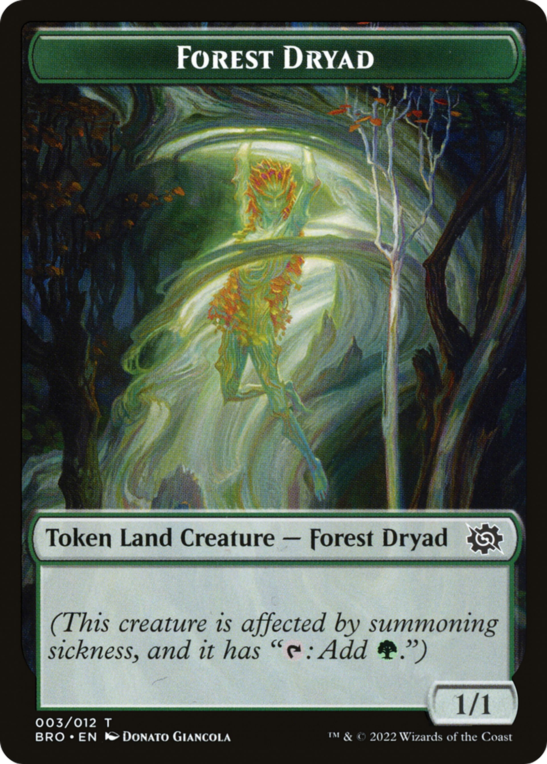Forest Dryad — The Brothers' War — Magic: The Gathering