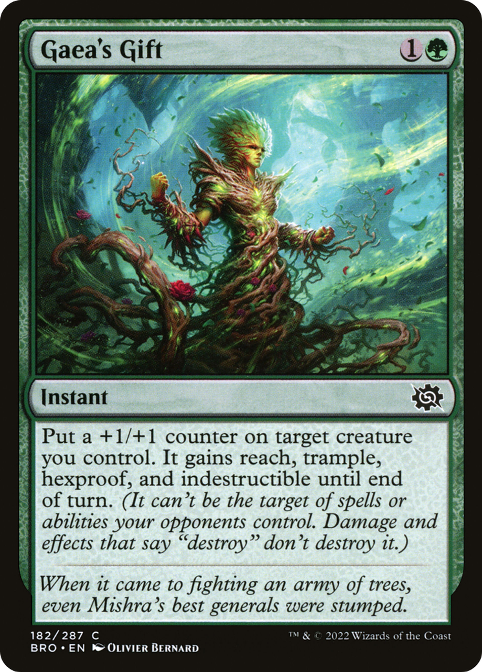 Bienfait de Gaia — The Brothers' War — Magic: The Gathering