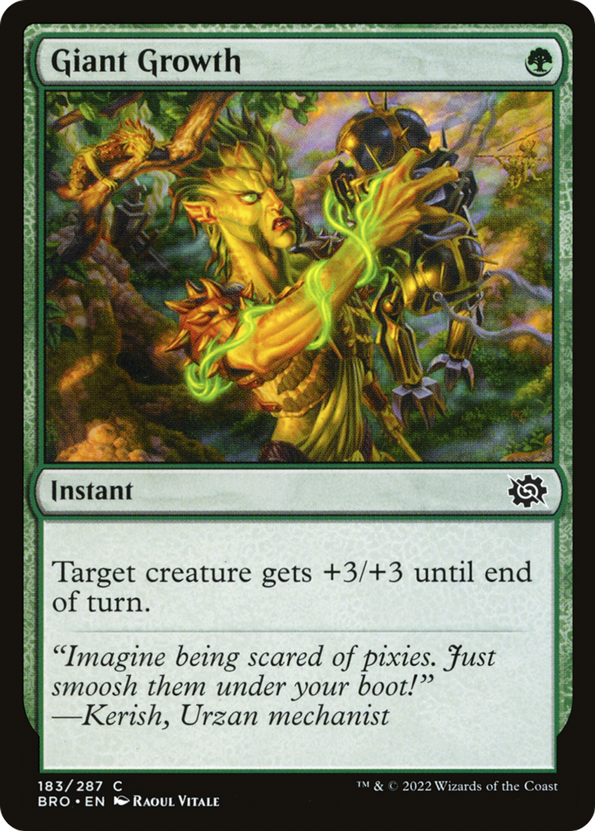 Croissance gigantesque — The Brothers' War — Magic: The Gathering