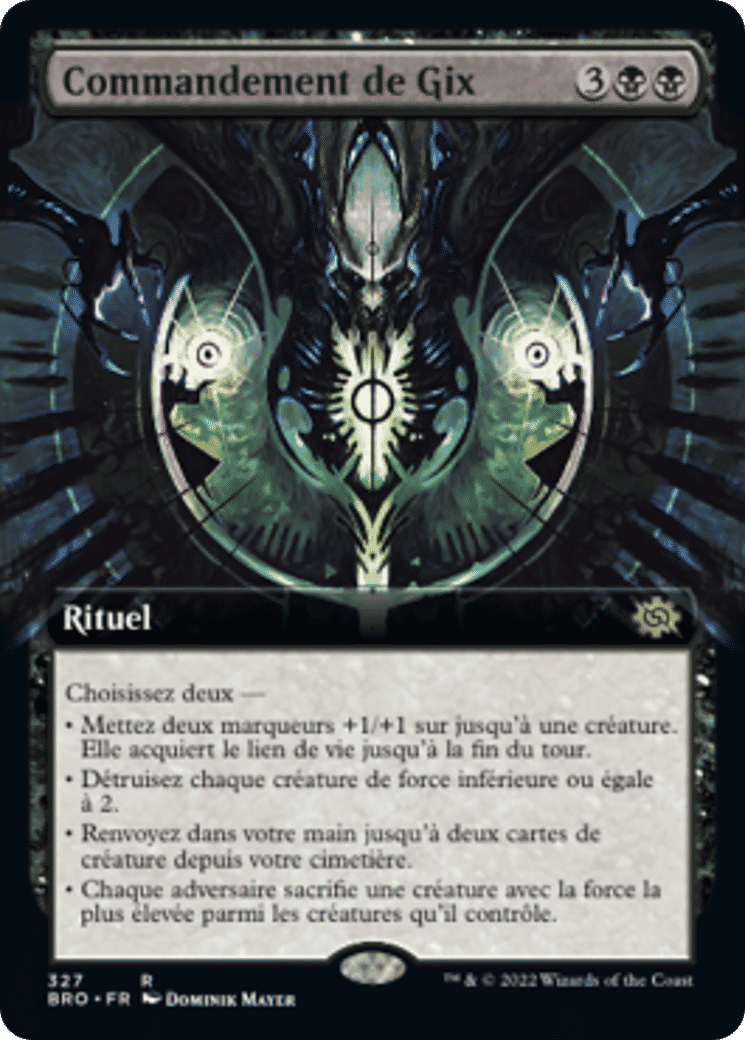 Commandement de Gix — The Brothers' War — Magic: The Gathering