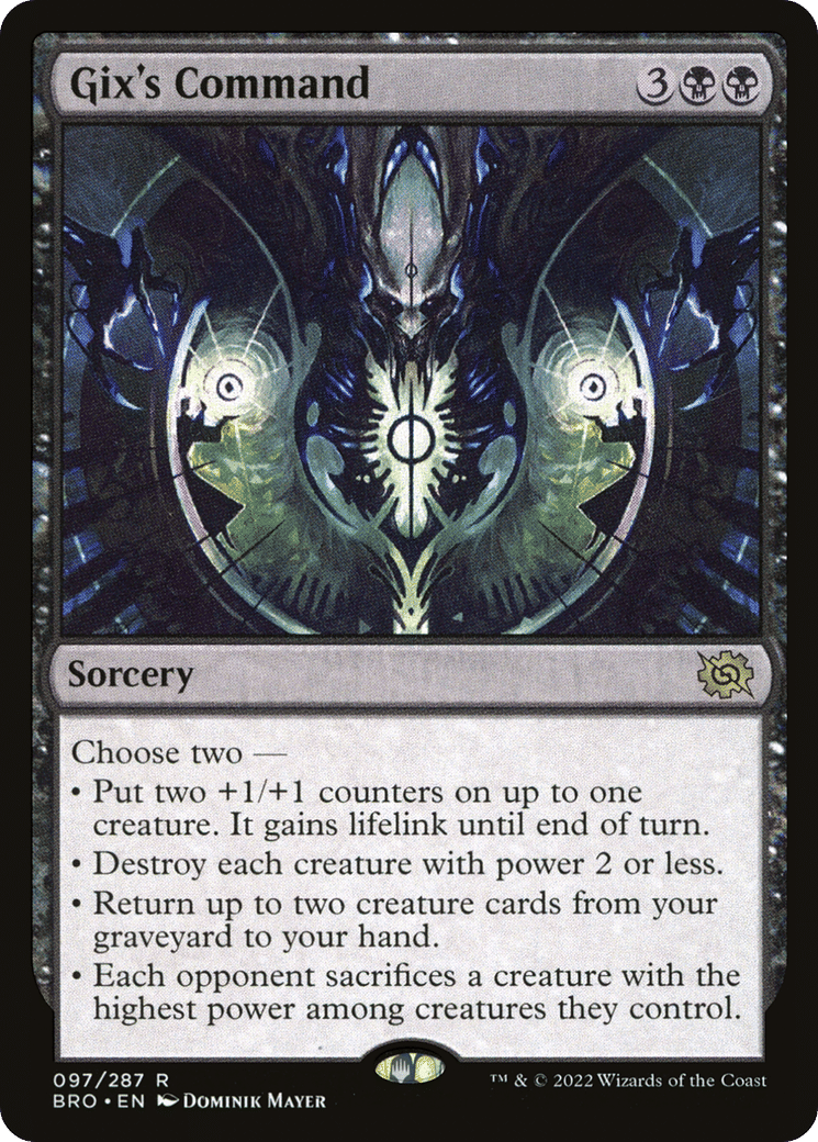 Gix's Command — The Brothers' War — Magic: The Gathering