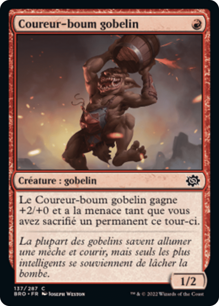 Coureur-boum gobelin — The Brothers' War — Magic: The Gathering