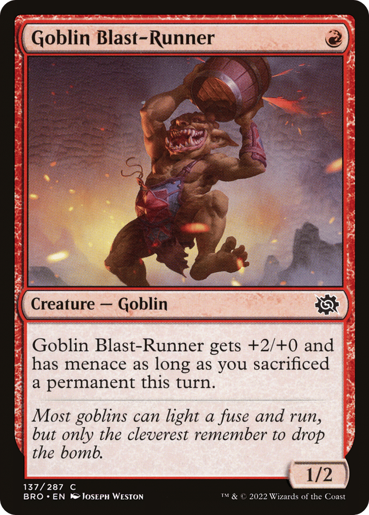 Coureur-boum gobelin — The Brothers' War — Magic: The Gathering