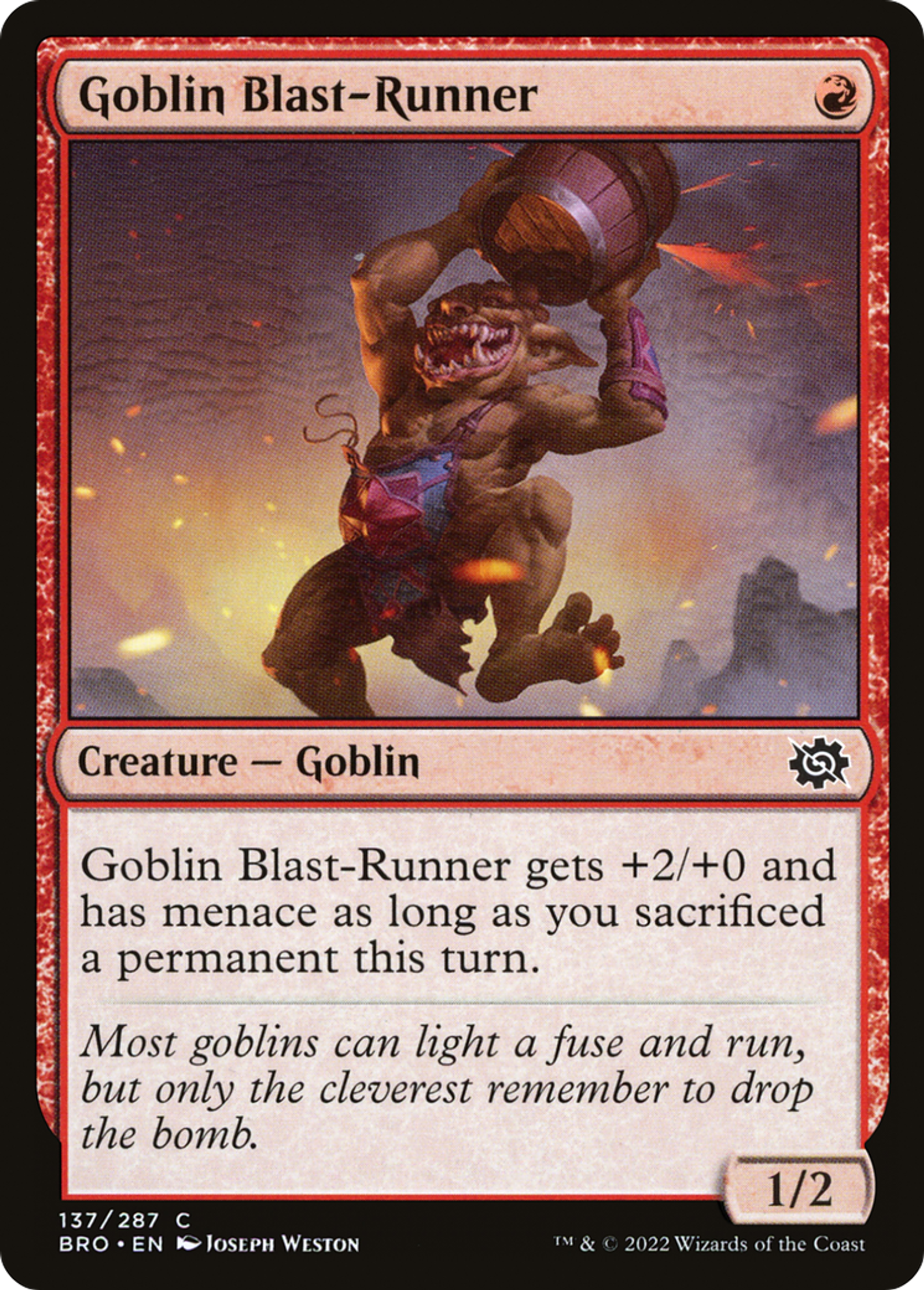 Coureur-boum gobelin — The Brothers' War — Magic: The Gathering