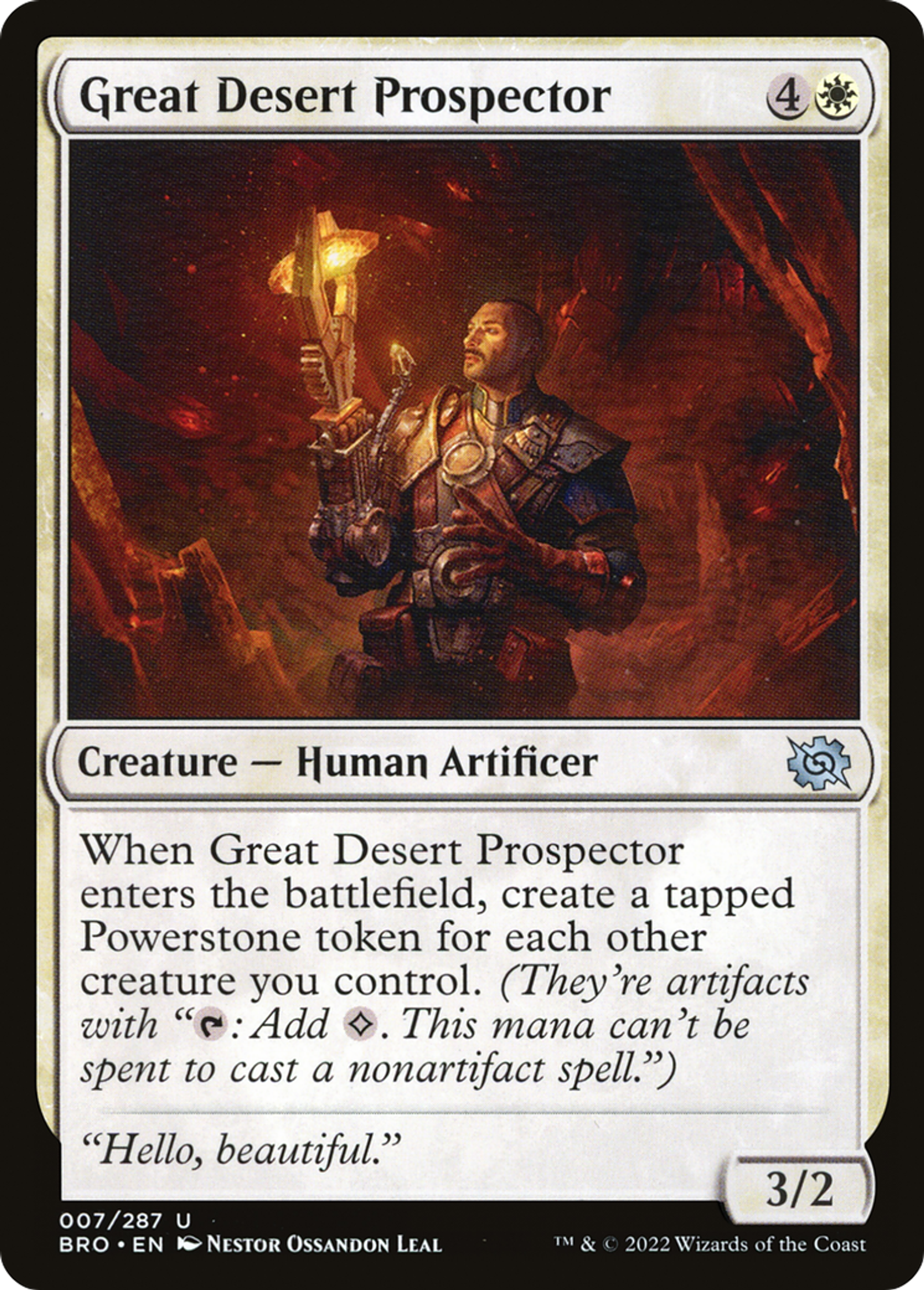 Great Desert Prospector — The Brothers' War — Magic: The Gathering