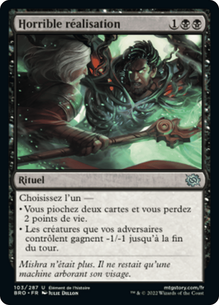 Horrible réalisation — The Brothers' War — Magic: The Gathering