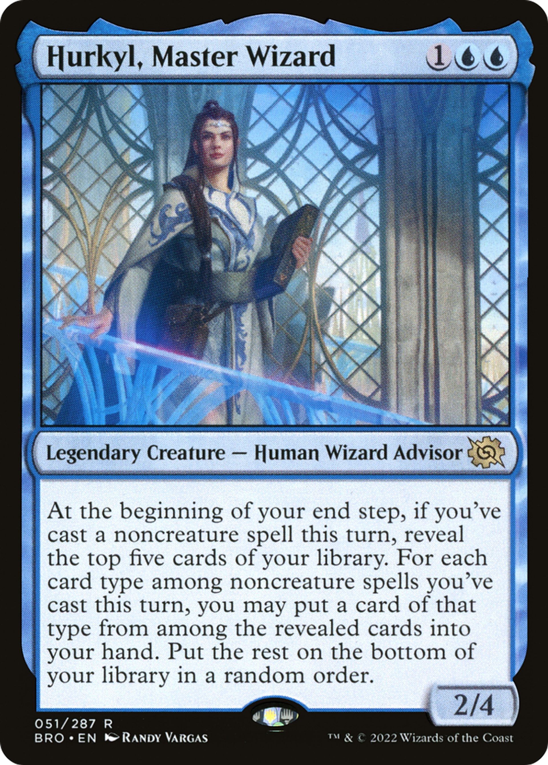 Hurkyl, Master Wizard — The Brothers' War — Magic: The Gathering