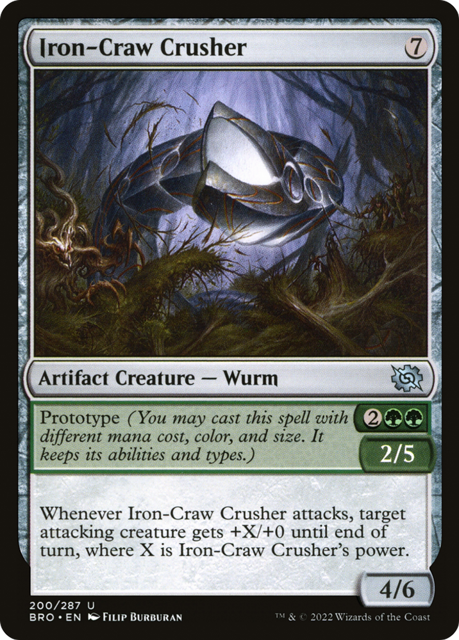Écrabouilleur gorge-de-fer — The Brothers' War — Magic: The Gathering