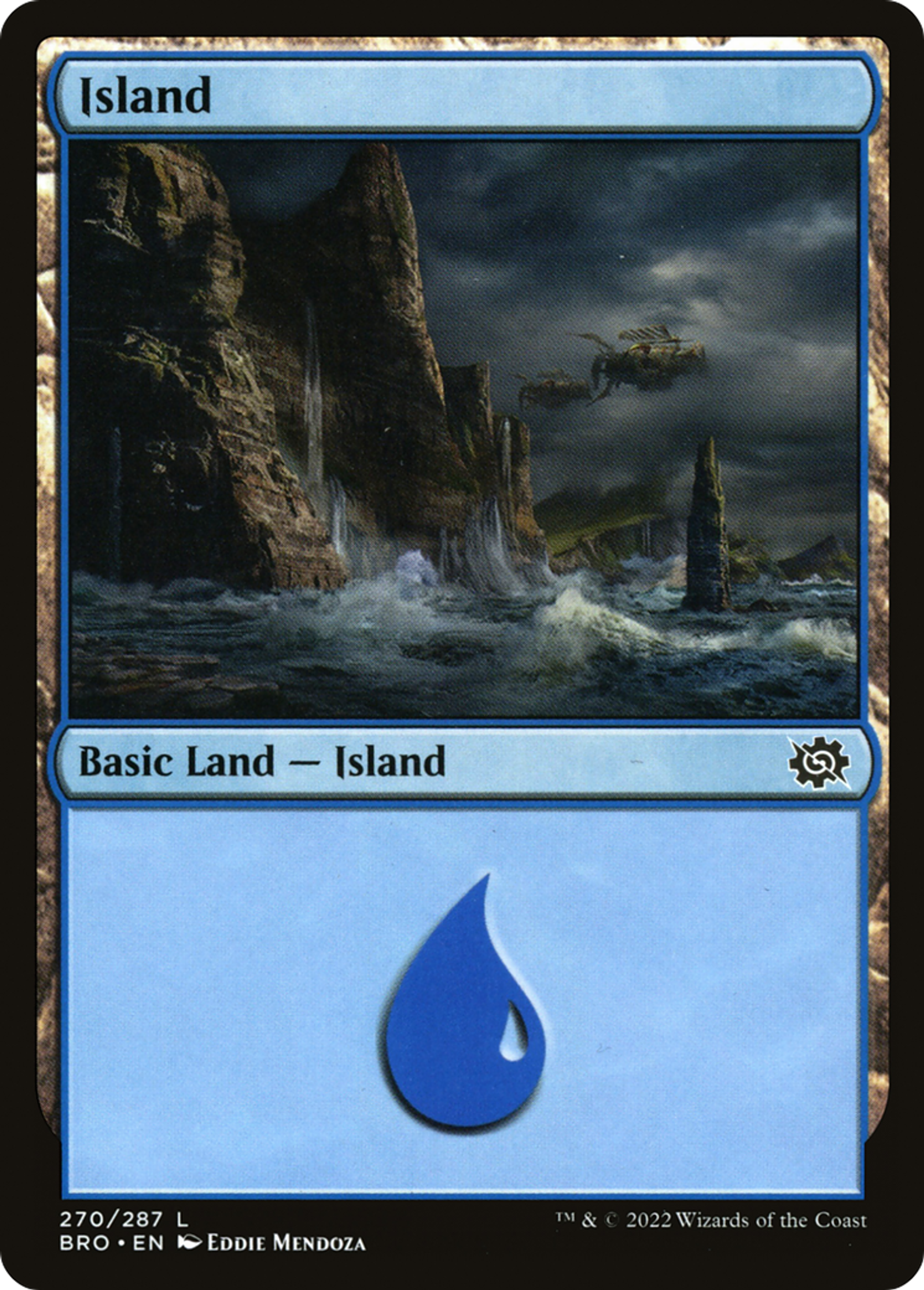 Island — The Brothers' War — Magic: The Gathering