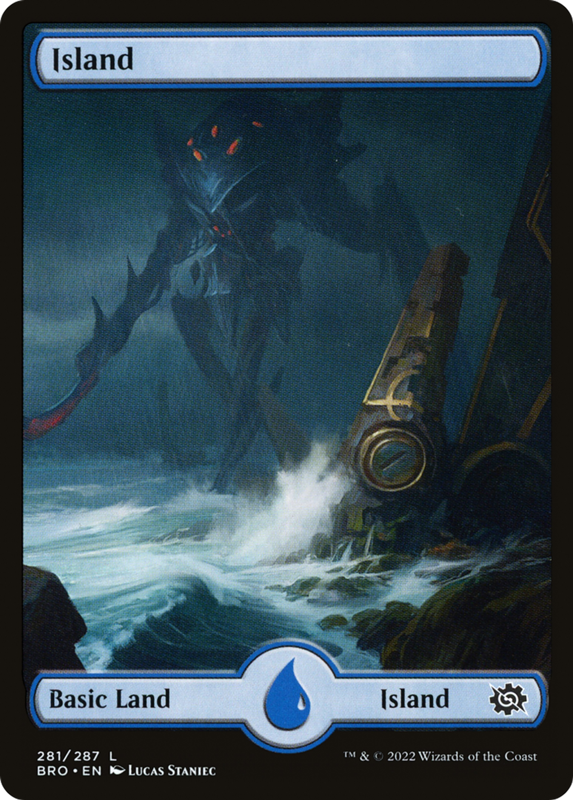 Island — The Brothers' War — Magic: The Gathering