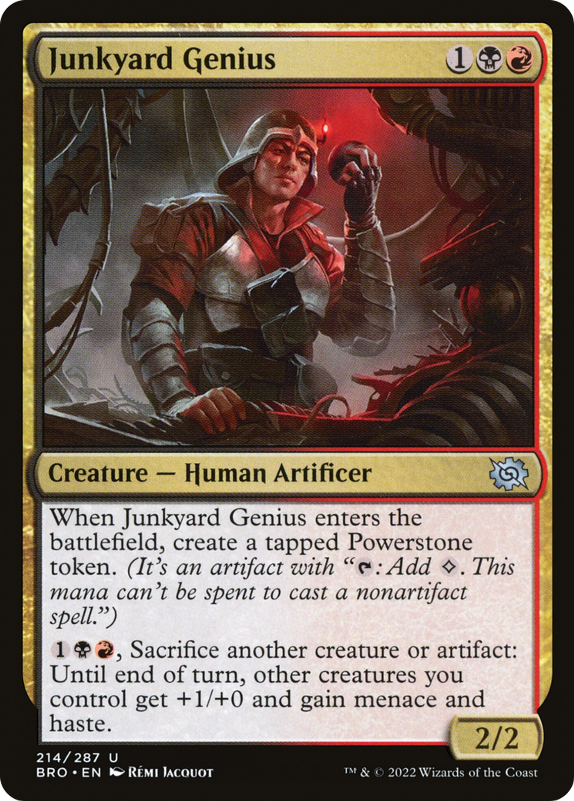 Génie du dépotoir — The Brothers' War — Magic: The Gathering