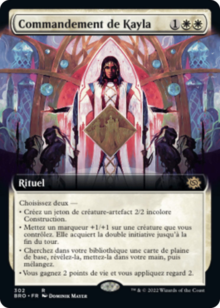 Commandement de Kayla — The Brothers' War — Magic: The Gathering