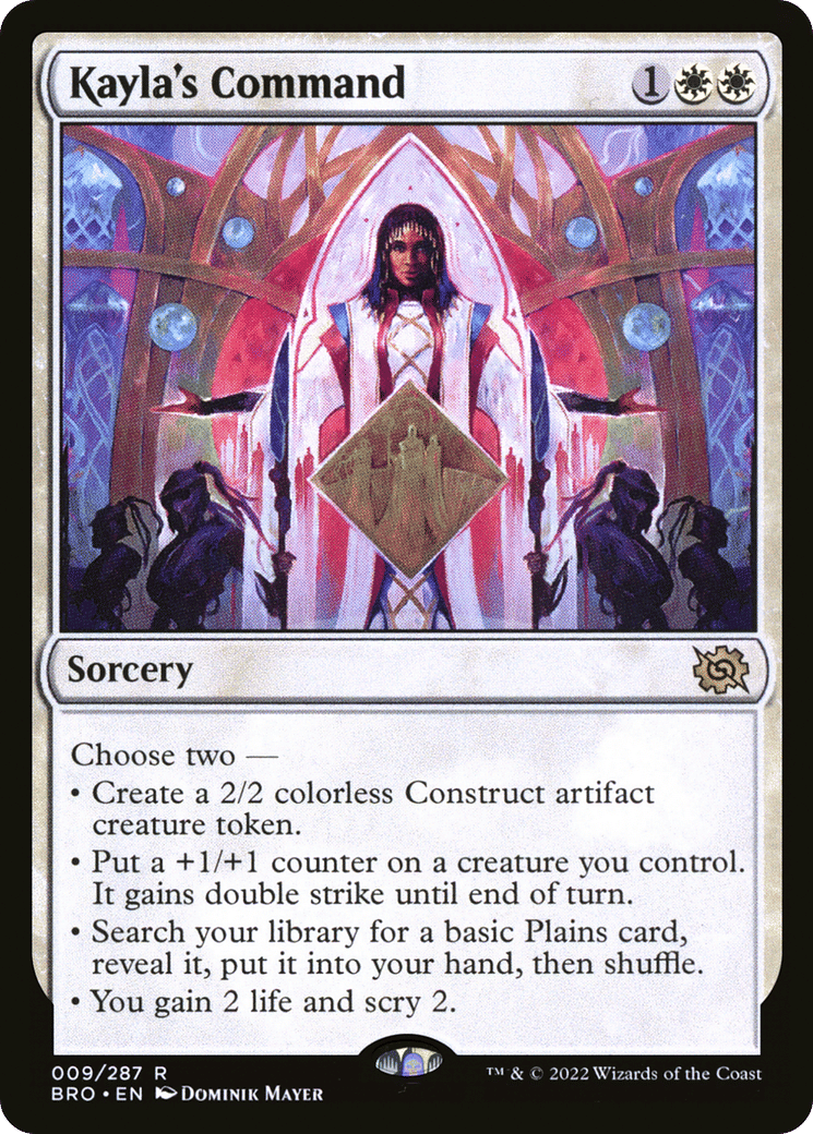 Kayla's Command — The Brothers' War — Magic: The Gathering