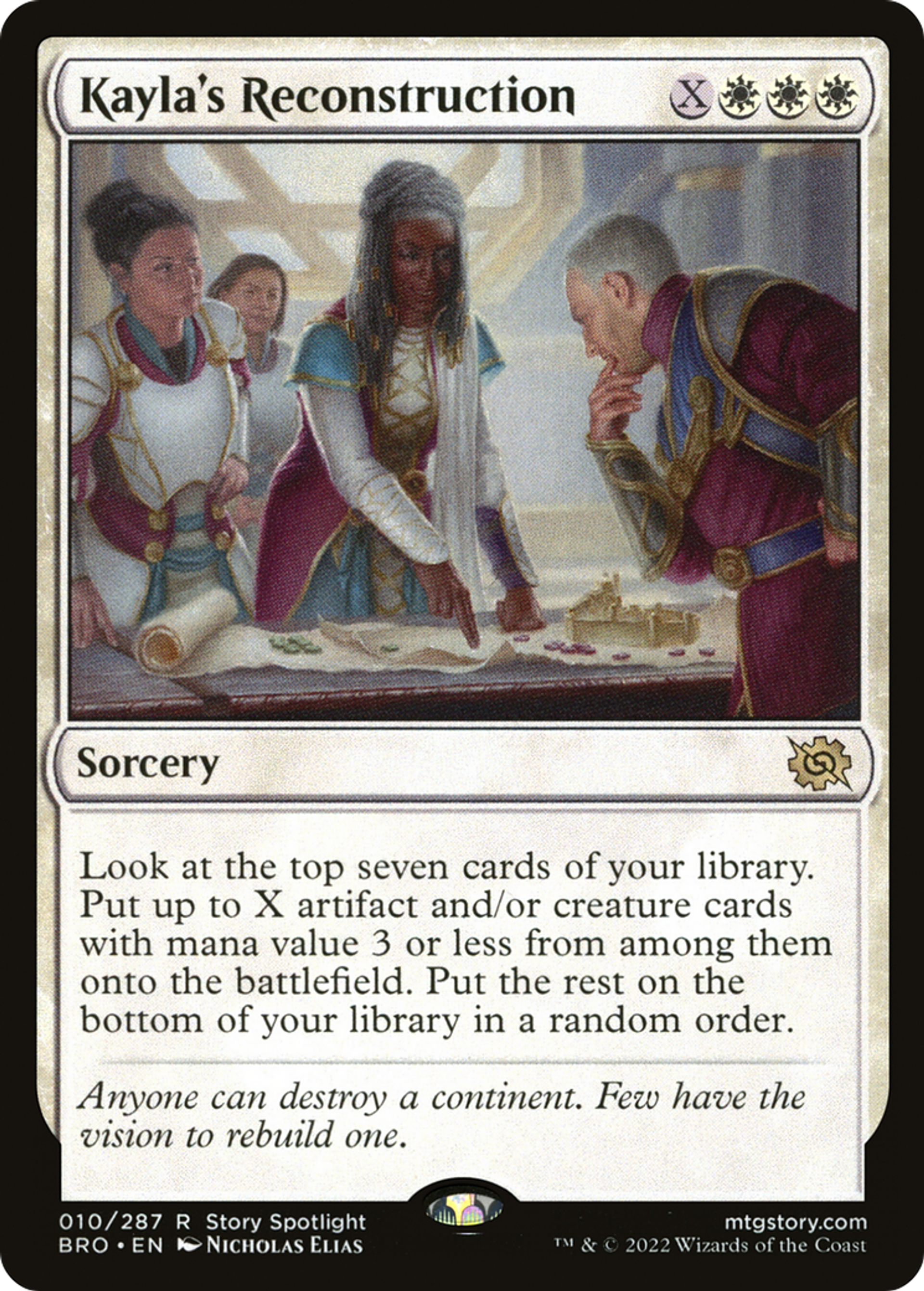 Reconstruction de Kayla — The Brothers' War — Magic: The Gathering