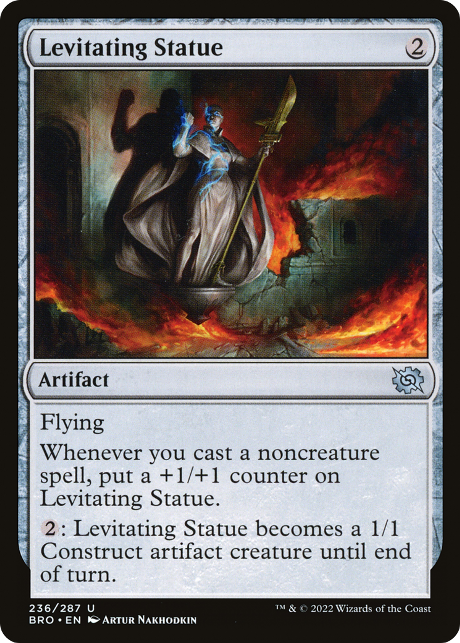 Statue en lévitation — The Brothers' War — Magic: The Gathering