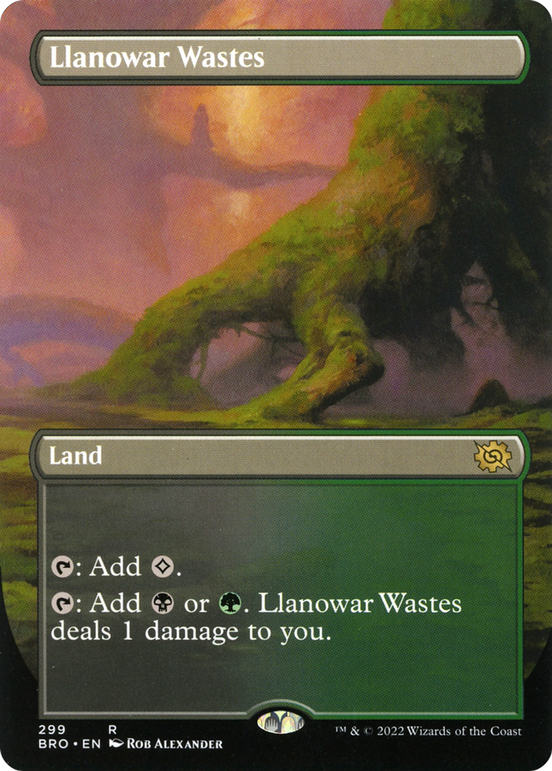 Landes de Llanowar — The Brothers' War — Magic: The Gathering