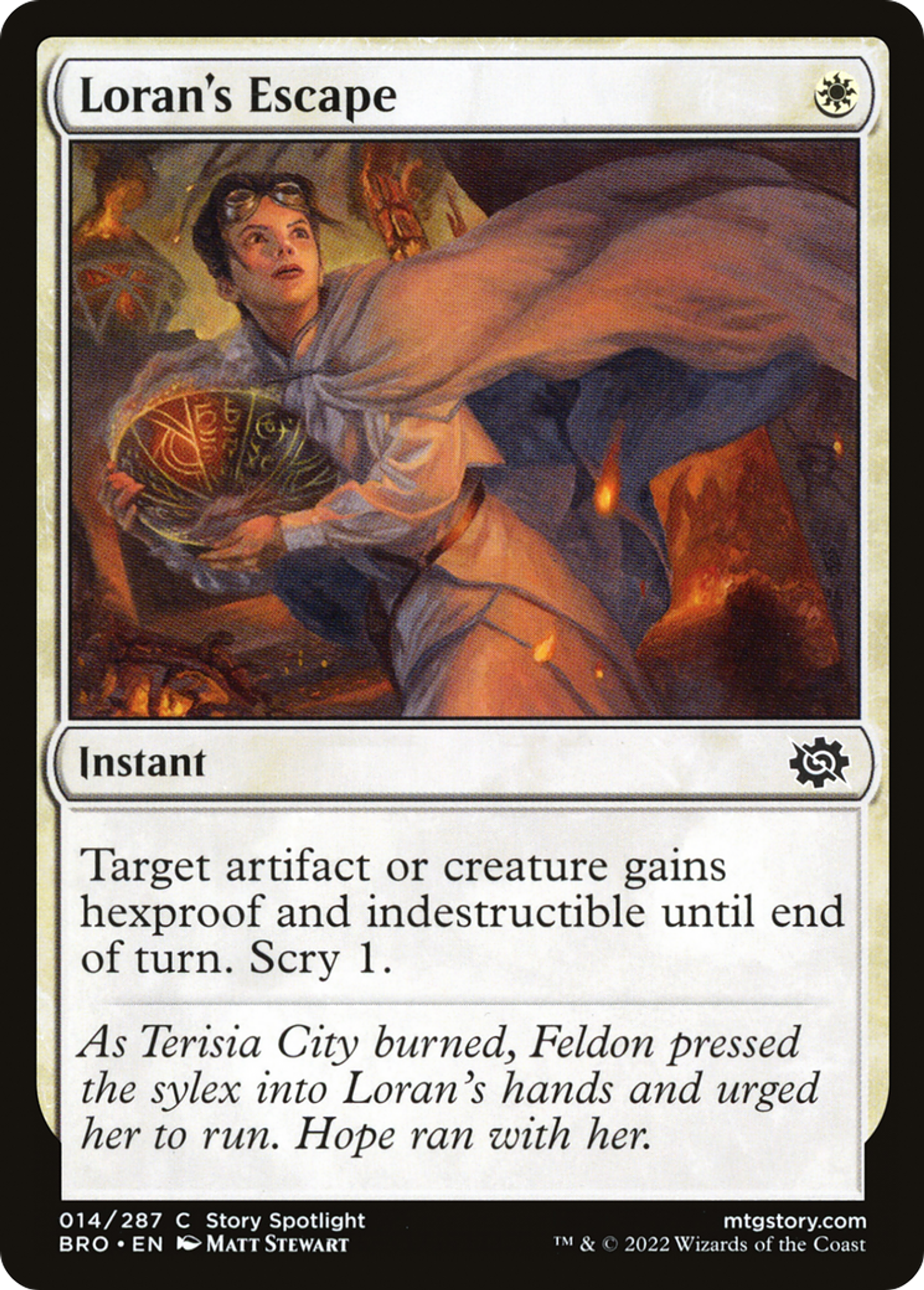 Loran's Escape — The Brothers' War — Magic: The Gathering
