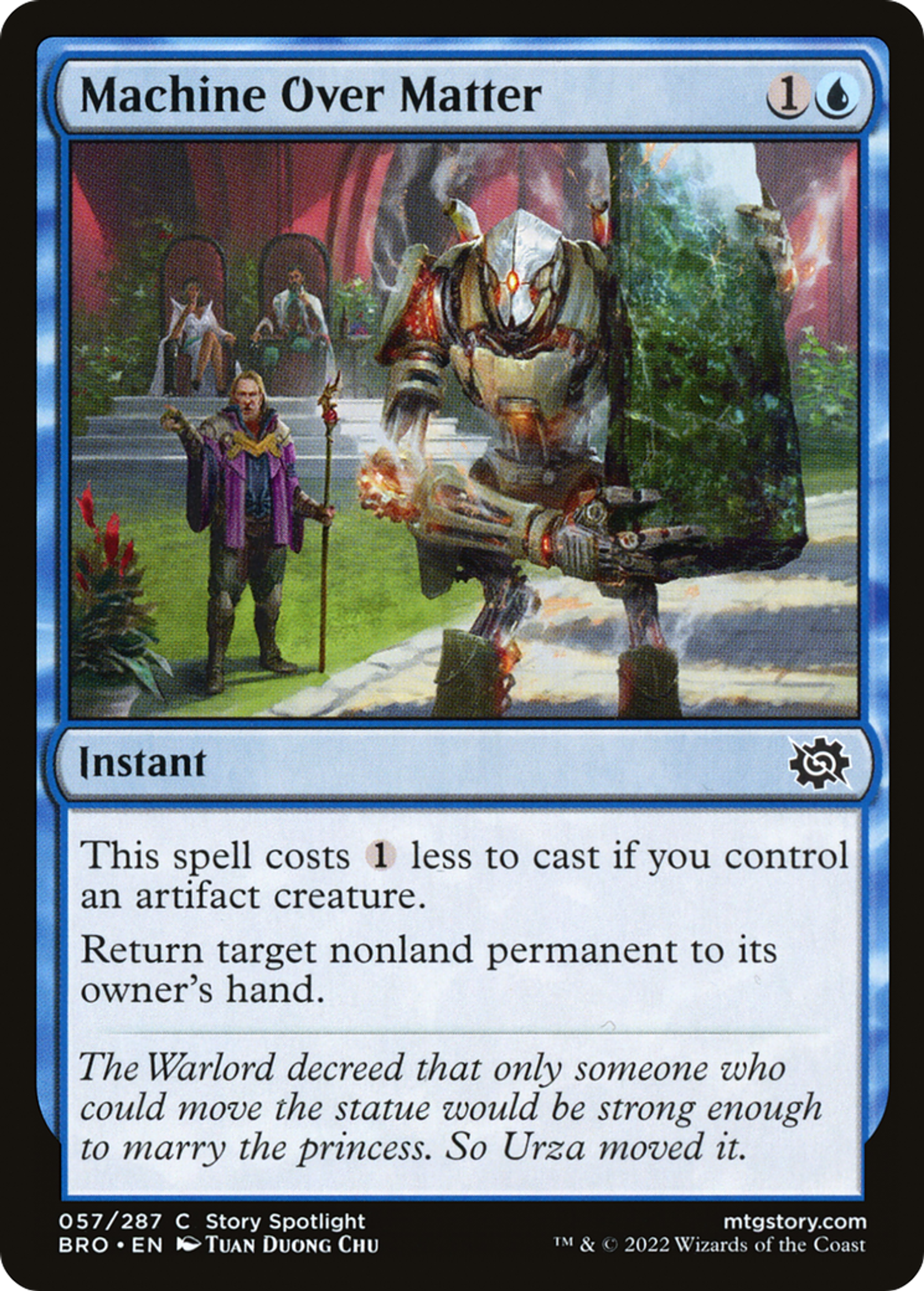 La machine domine la matière — The Brothers' War — Magic: The Gathering