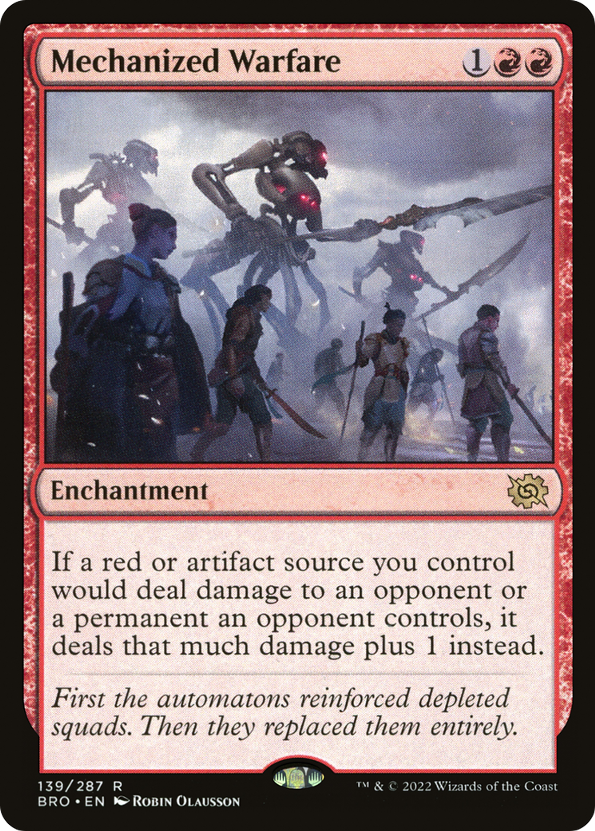 Guerre mécanisée — The Brothers' War — Magic: The Gathering