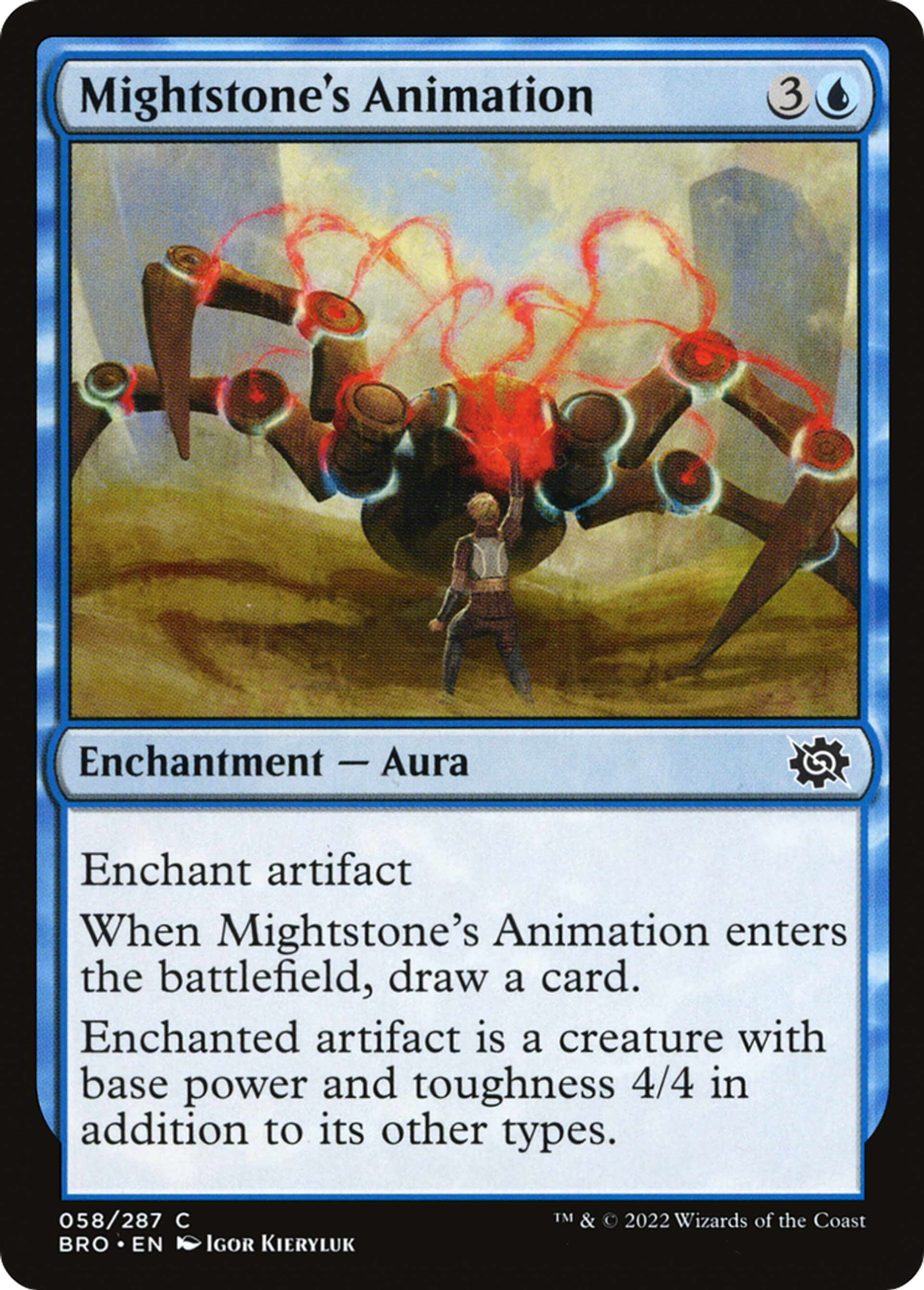 Mightstone's Animation — The Brothers' War — Magic: The Gathering