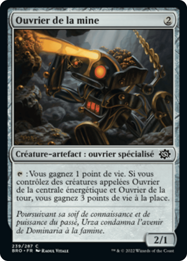 Ouvrier de la mine — The Brothers' War — Magic: The Gathering