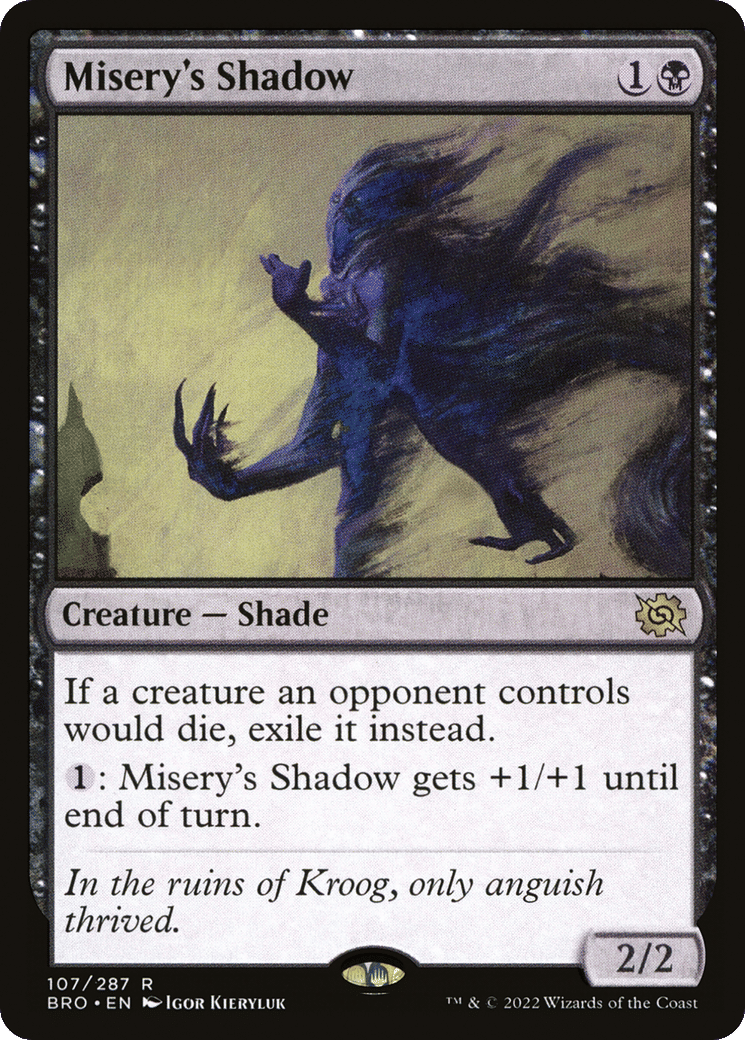 Misery's Shadow — The Brothers' War — Magic: The Gathering