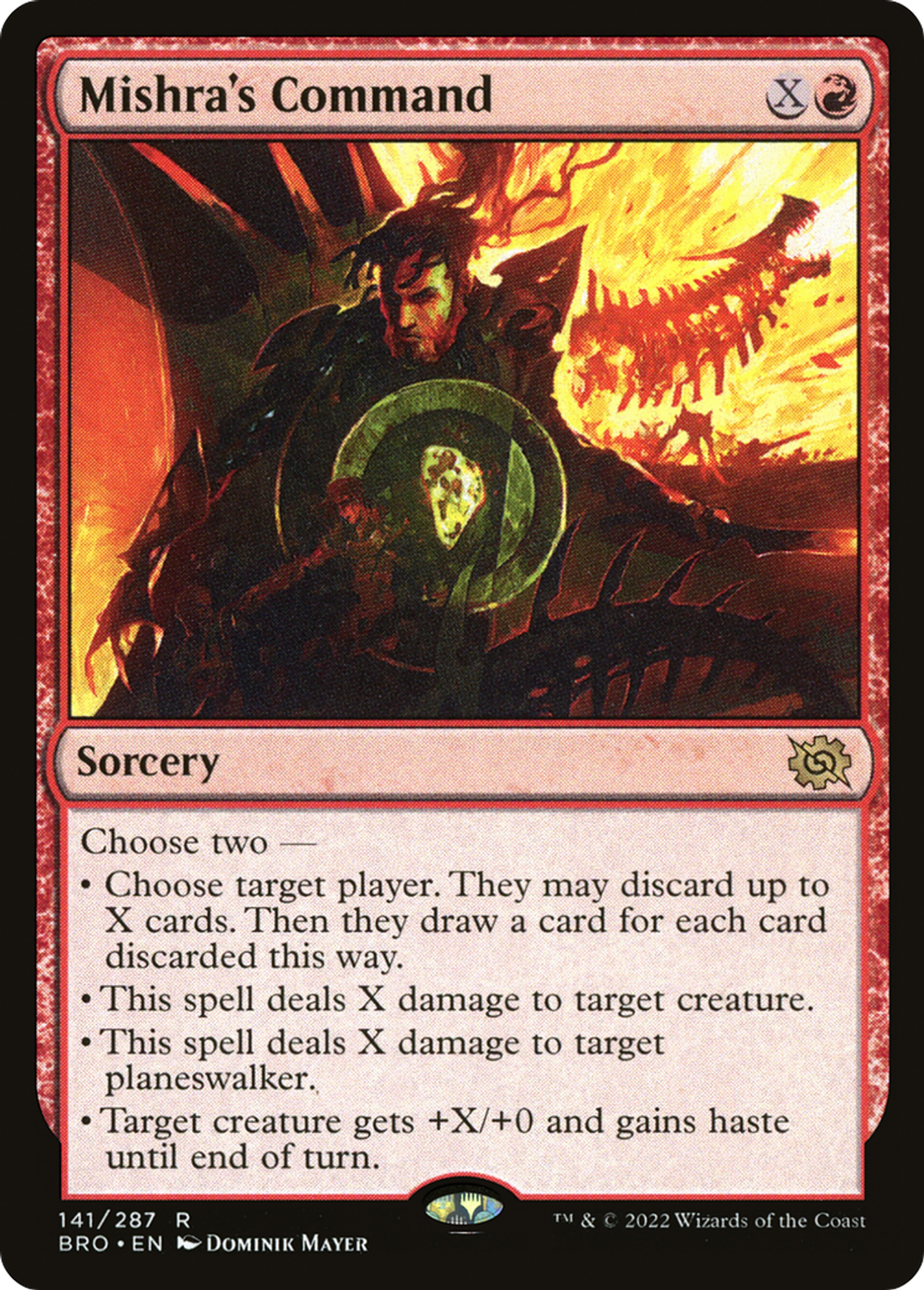 Mishra's Command — The Brothers' War — Magic: The Gathering