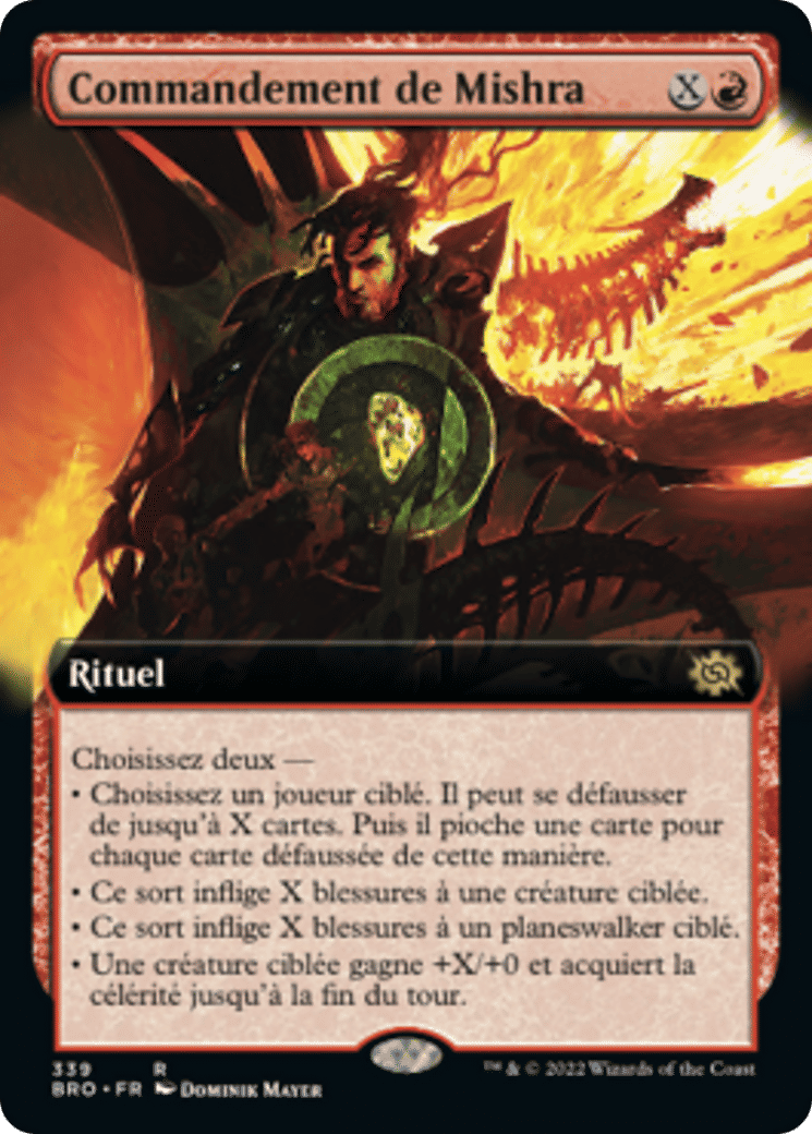 Commandement de Mishra — The Brothers' War — Magic: The Gathering